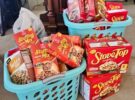 Donations to the Food Bank and Habitat for Humanity